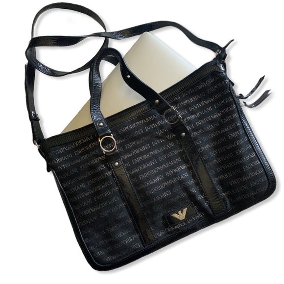 armani laptop bag